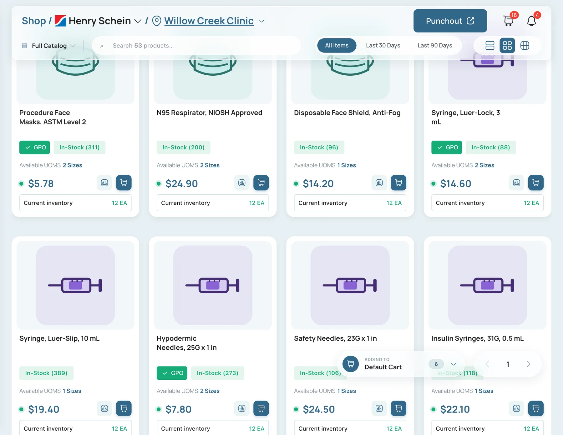 Every product of a supplier, at your prices, with its stock